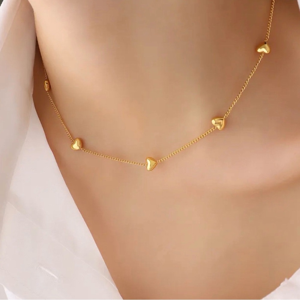 3 FOR $15 Gold Heart Necklace